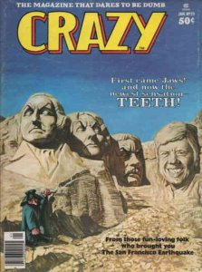 Crazy (Magazine) #22 FN ; Marvel | Mount Rushmore spoof