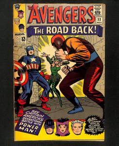 Avengers #22 Captain America Scarlet Witch Power Man!