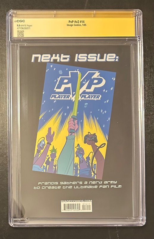 (2005) PVP (VOL 2) #14 CGC SS 9.8 Signed by RYAN OTTLEY! INVINCIBLE APPEARANCE!