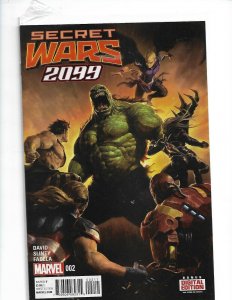 Secret Wars 2099 #2 in Near Mint + condition. Marvel comics [S03