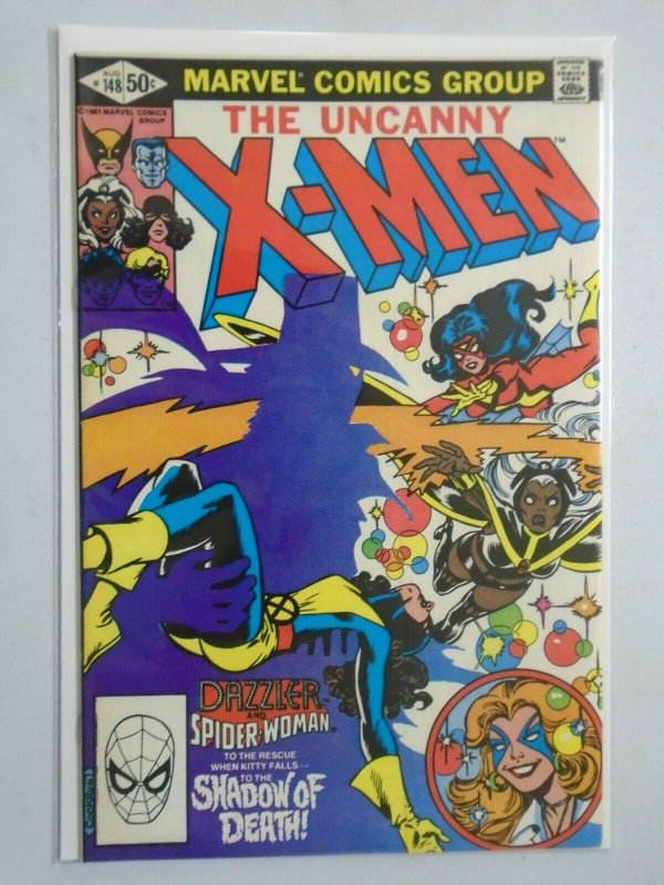 Uncanny X-Men #148 DIR featuring Spider-Woman + Dazzler 7.0 FN VF (1981)