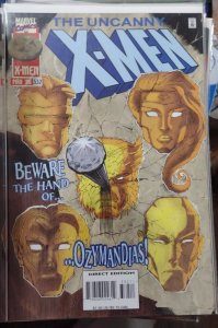 UNCANNY X-MEN #332 1996 MARVEL DISNEY  KEY IST APPERANCE OZYMANDIAS