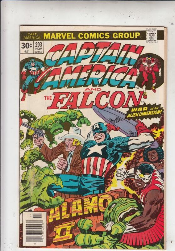 Captain America #203 (Nov-76) VG/FN+ Mid-Grade Captain America