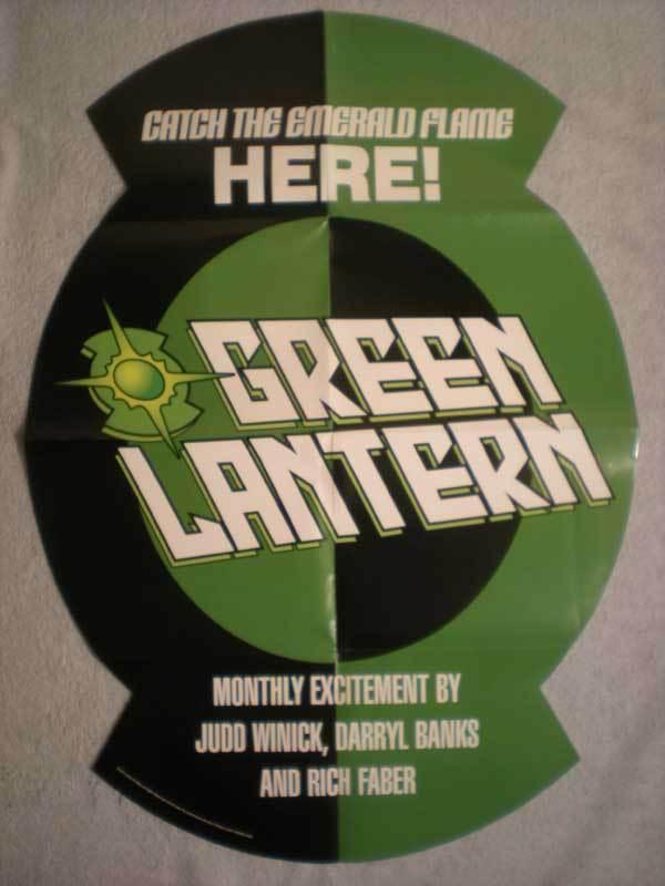 GREEN LANTERN Promo poster, 21x 30, 2000, Unused, more Promos in store