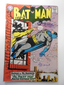Batman #168 (1964) GD/VG Condition moisture stain, ink fc