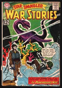 Star Spangled War Stories #102 1962-DC-Robot soldier vs dinosaurs-Roy Lichtenste
