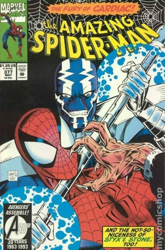 Amazing Spider-Man 1963 1st Series #377 Cover Mark Bagley, Randy Emberlin MINT