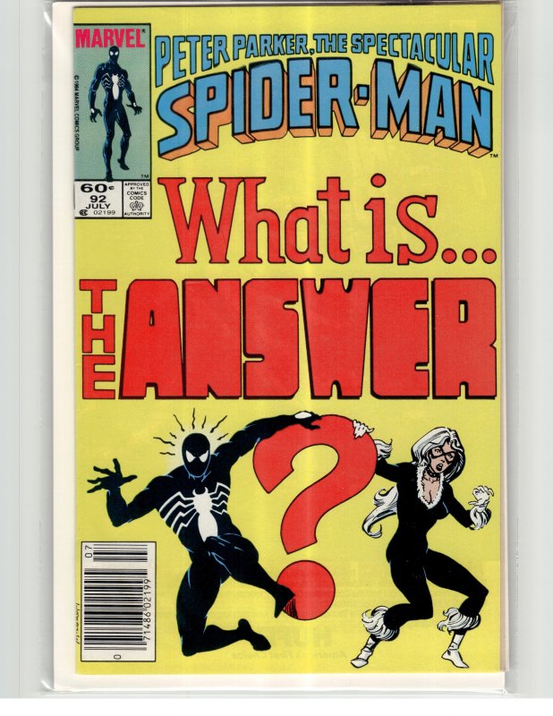 The Spectacular Spider-Man #92 (1984) Spider-Man