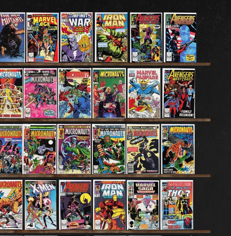 Huge Lot 150+ Comics with Micronauts, The Uncanny X-Men & More!