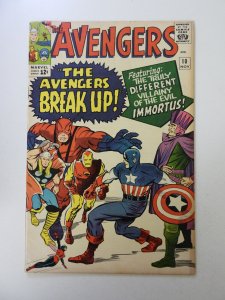 The Avengers #10 (1964) FN condition