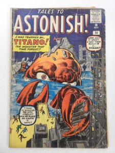 Tales to Astonish #10 (1960) Monster That Time Forgot! Solid Good+ Condition!