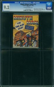 Mighty Midget Comics #12-D - Minute Man (1943) CGC 9.2 NM-