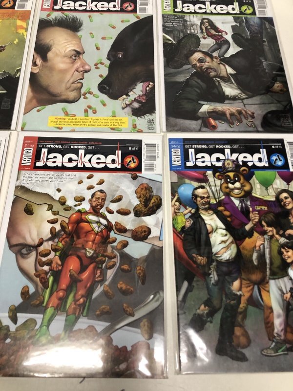 Jacked (2016) Set Complete # 1-6 • DC Vertigo Comics • Glenn Fabry • Ryan Brown