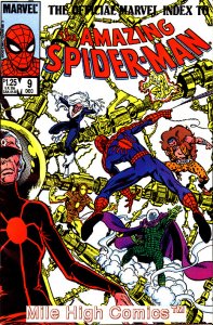 SPIDER-MAN INDEX (OFFICIAL MARVEL INDEX) (1985 Series) #9 Very Good Comics Book