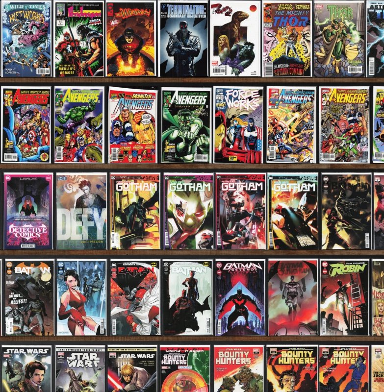 Huge Lot 170+ Comics with Avengers, New Super Man, Star Trek & More!