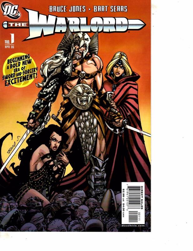 Lot Of 2 DC Comic Book Warlord #1 and Armageddon 2001 #1  MS22