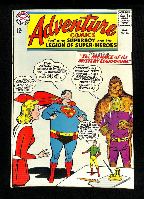 Adventure Comics #330 The Menace Of The Mystery Legionnaire!