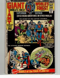 World's Finest Comics #206 (1971) Superman and Batman and Robin