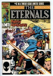 Eternals  V2#8 1986 Buscema Ikaris Sersi Thena Arishem Sub-Mariner Hercules NM