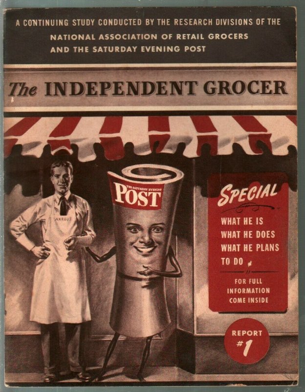 Independent Grocer #1 11/1944-1st issue-grocery store sales & trends-FN