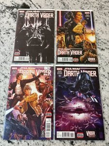 Lot Of 4 Darth Vader Star Wars Marvel Comic Books # 13 14 15 16 NM 5 J434