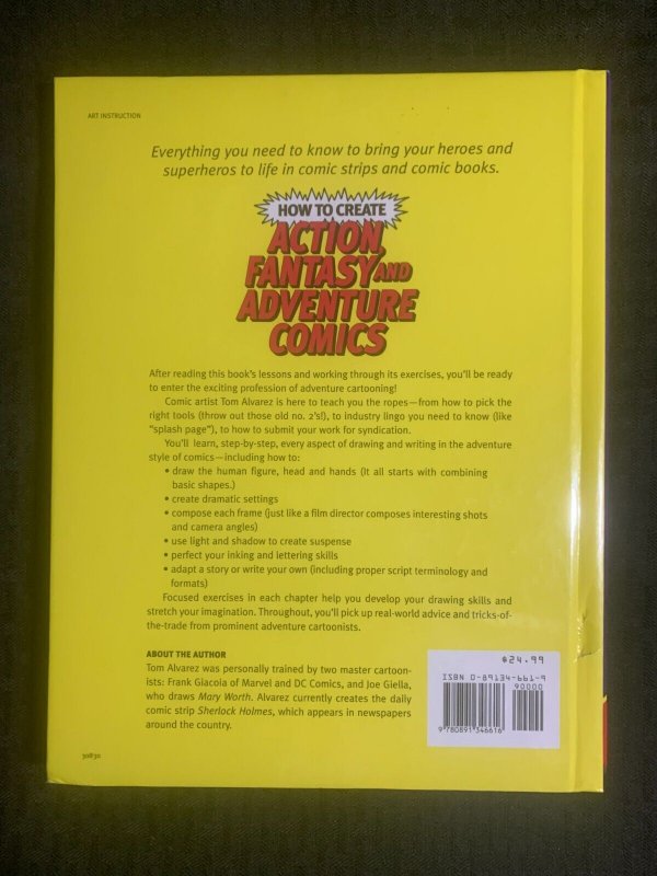 1996 ACTION FANTASY & ADVENTURE COMICS by Tom Alvarez HC VF 8.0 1st North Light
