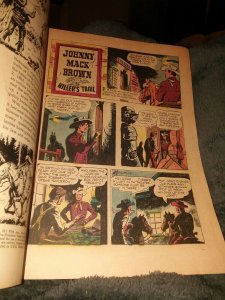 JOHNNY MACK BROWN #584 dell four color comics 1955 golden age precode western