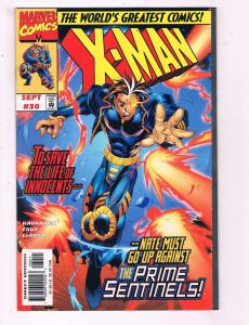 X-Man #30 VF Marvel Comics The Prime Sentinels Comic Book Cruz 1997 DE14