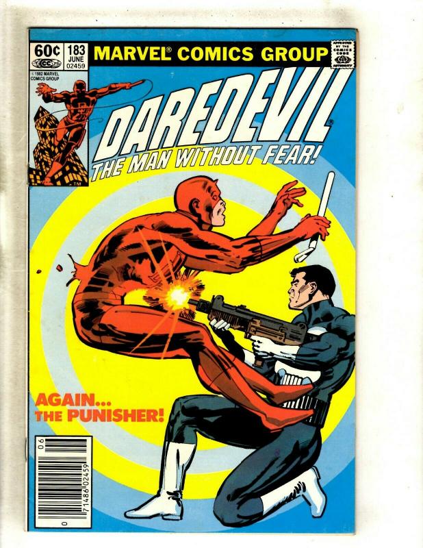 Daredevil # 183 VF/NM Marvel Comic Book Frank Miller Elektra Bullseye Hand HY1