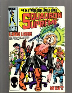 Lot of 10 Squadron Supreme Marvel Comic Books #1 2 3 4 6 7 8 9 10 12 SB3