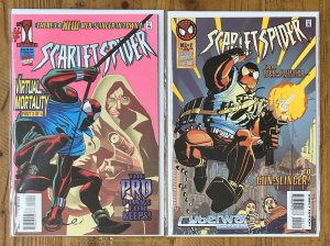 Scarlet Spider #1,2 NM Set 1995 Marvel Comics Spider-Man