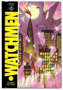 WATCHMEN (1987) 8.0 VF  1st Printing TPB • Alan Moore • Dave Gibbons 420 pgs!