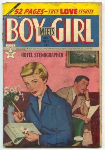 Boy Meets Girl #5 1950-Hotel Stenographer G