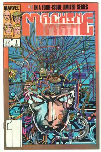 Machine Man #1, 2, 3, 4 (1985) Complete set all four issues, Barry Windsor Smith