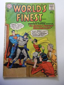 World's Finest Comics #136 (1963) GD Condition moisture stains