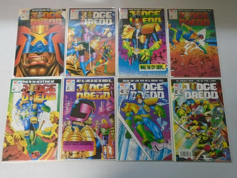 Judge Dredd Quality/Fleetway (1986) Lot 33 Different issues 8.0/VF