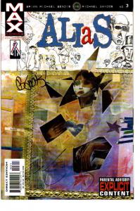 ALIAS #3,5 #3 SIGNED BY BENDIS $22.00