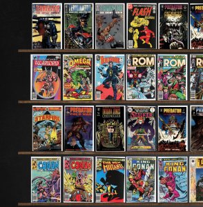 Huge Lot 140+ Comics with Rom, Warlord, Turok, Dinosaur Hunter & More!