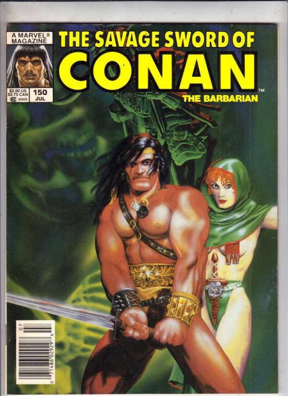 Savage Sword of Conan #150 (Jul-88) NM- High-Grade Conan