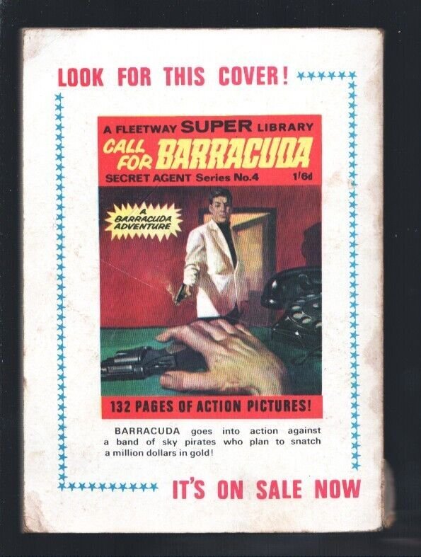 Secret Agent Super Library #3 1967-Johnny Nero adventure-Crime & violence-VG