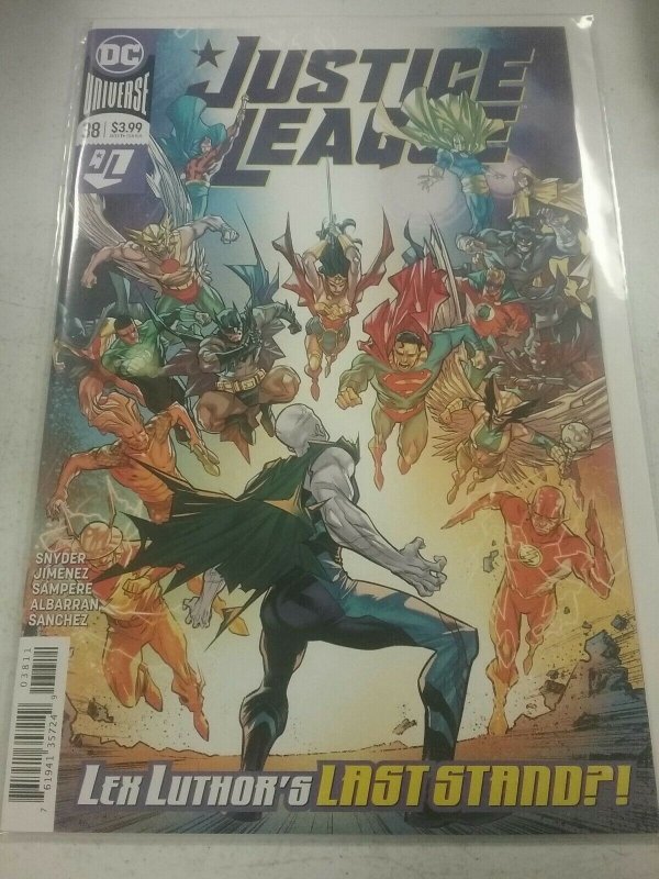 Justice League #38 Cover A Manapul 12/18/19 NM NW74x1