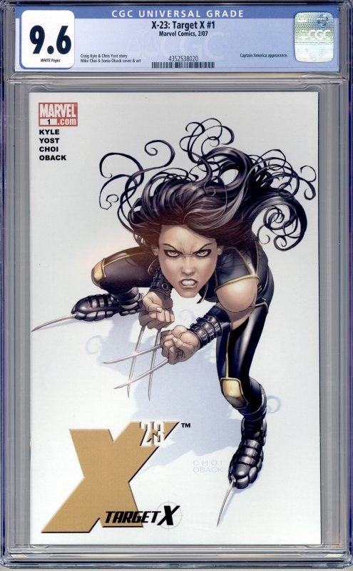 X-23: Target X #1 (2007) CGC 9.6 NM+