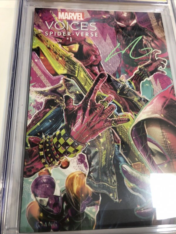 Marvel's Voice : Spider verse (2023) # 1 (CGC 9.6 SS) Signed John Giang *Variant