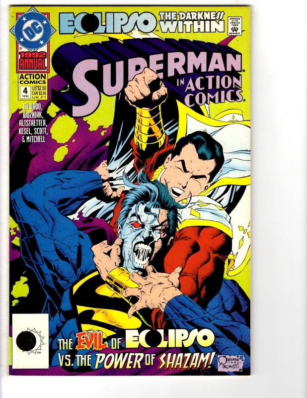 7 Action Comics DC Comic Books Annual # 2 3 4 5 6 7 9 Superman Shazam Swan CB8