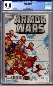 Armor Wars #1 Young Cover (2015) CGC 9.8 NM/M