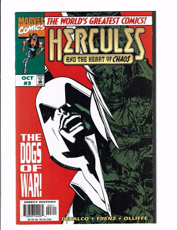 Hercules & The Heart Of Chaos Complete Marvel Comics Ltd Ser # 1 2 3 Thor BH5