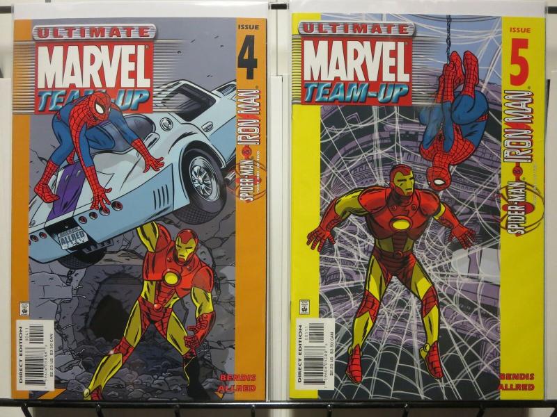 ULTIMATE MARVEL TEAM UP (2001) 4-5  Spidey & Iron-Man !