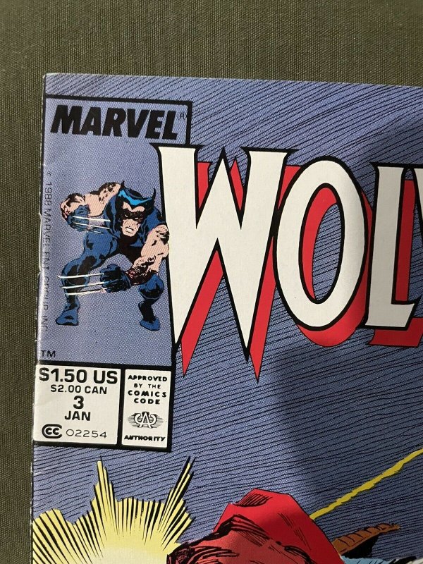 Wolverine #3 (1989 Marvel)