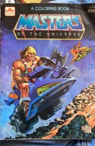 Masters of the Universe (1982) coloring book 1982,40% used