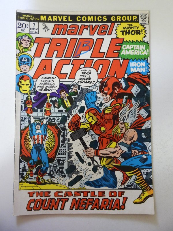 Marvel Triple Action #7 (1972) FN Condition